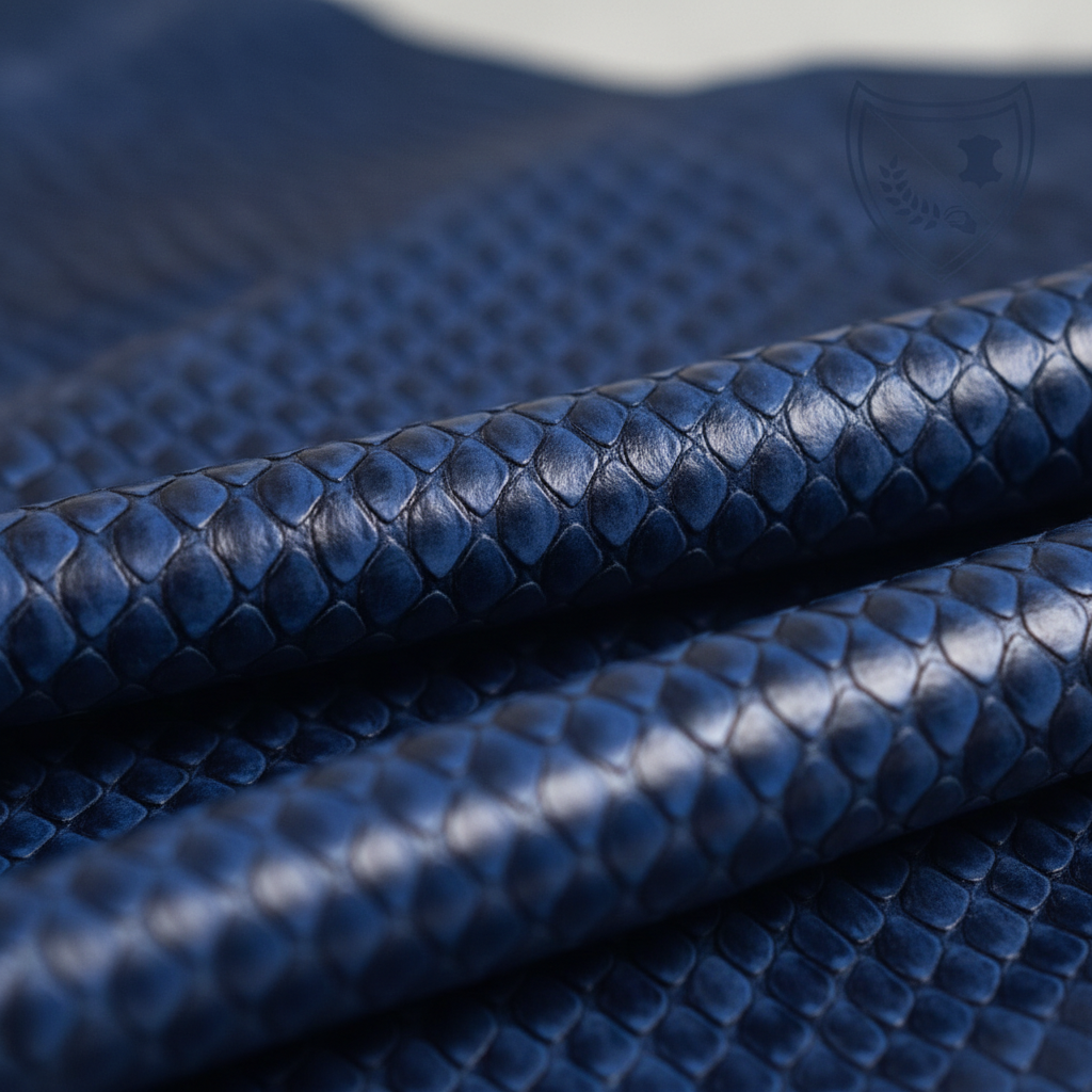 Texture cuir dégradé bleu-noir